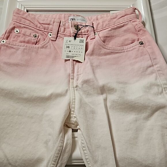 NWT Zara Ombre high rise shorts size 4 - Picture 2 of 10